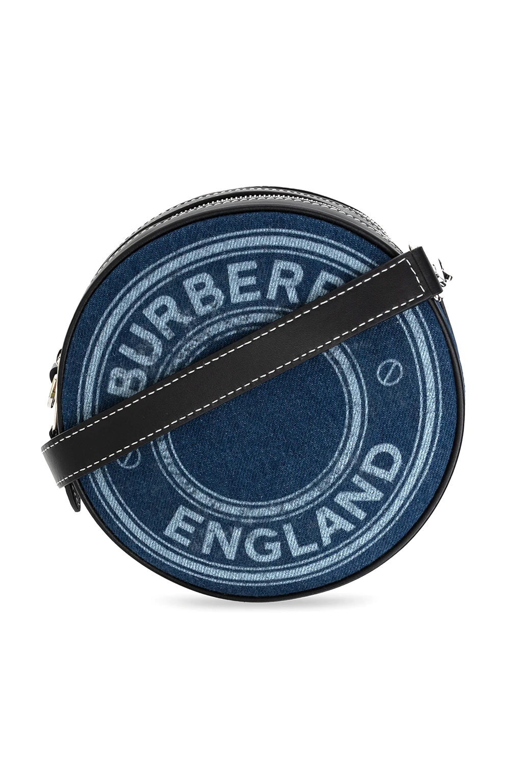 NAVY BLUE ‘Luise’ round shoulder bag