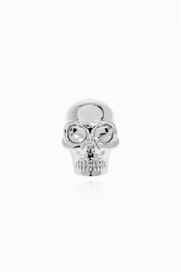 SILBER Messing-Ohrring