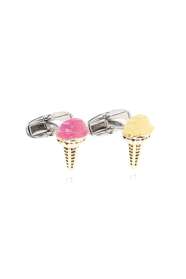 MULTICOLOUR Cufflinks with ice cream motif