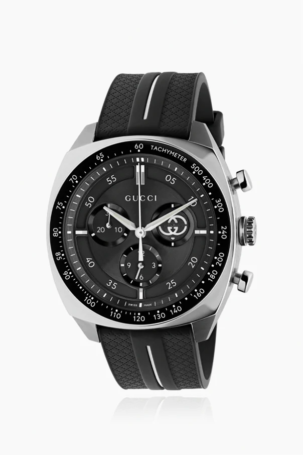 CZARNY Zegarek z logo