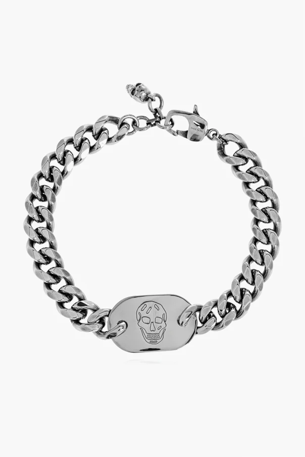 SILBER Armband mit graviertem Logo