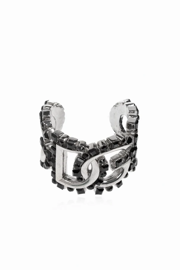 SILBER Ring in Form des Logos