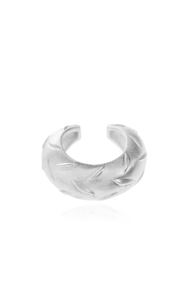 SILBER Messing-Ohrring-Cuff
