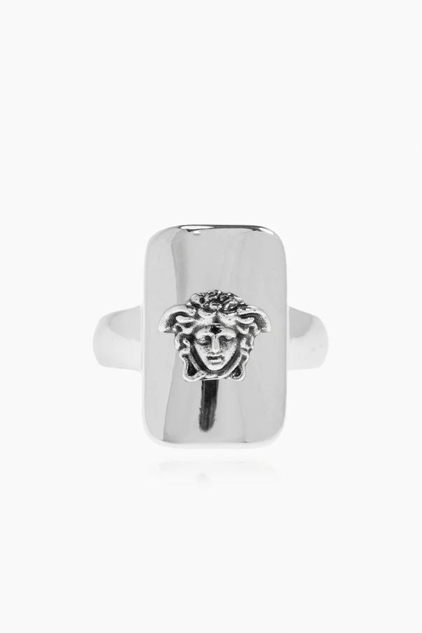 SILBER Siegelring mit Medusenkopf