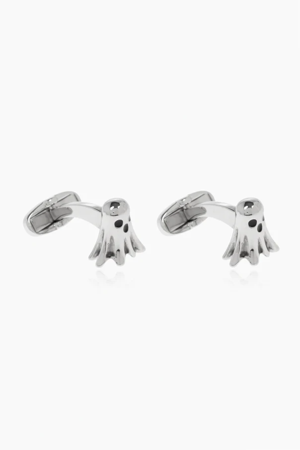 SILVER Cufflinks with a ghost motif