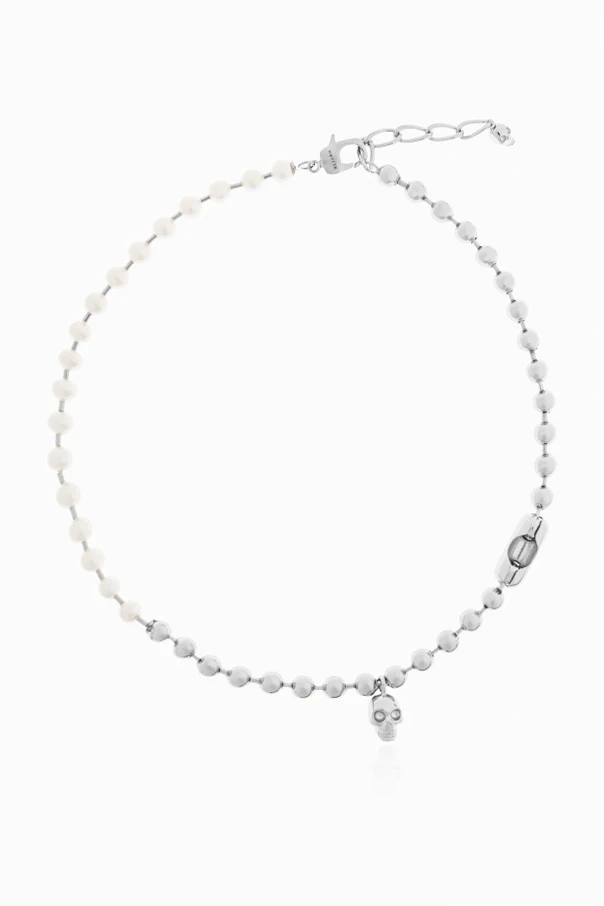 SILBER Messing Halskette