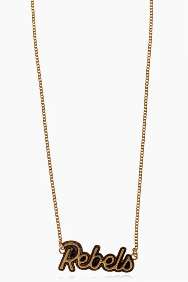 GOLD Necklace with inscription