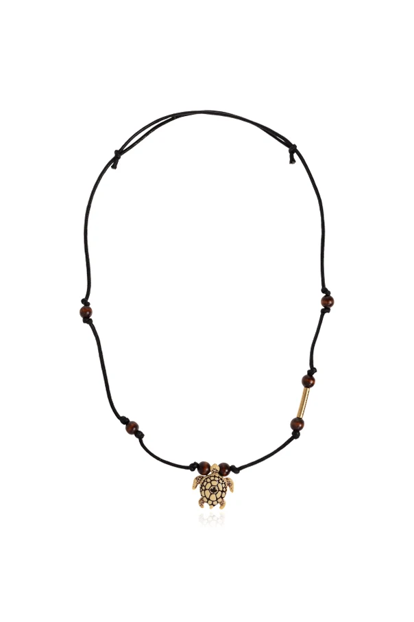 BLACK Necklace with pendant