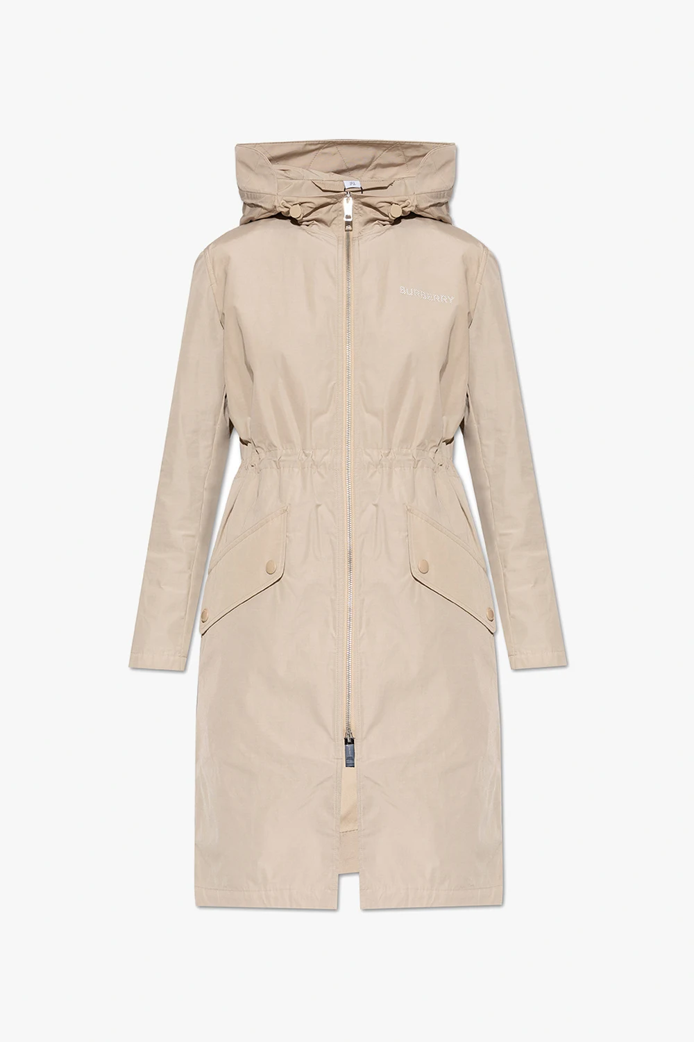 beige ‘Binham’ hooded jacket