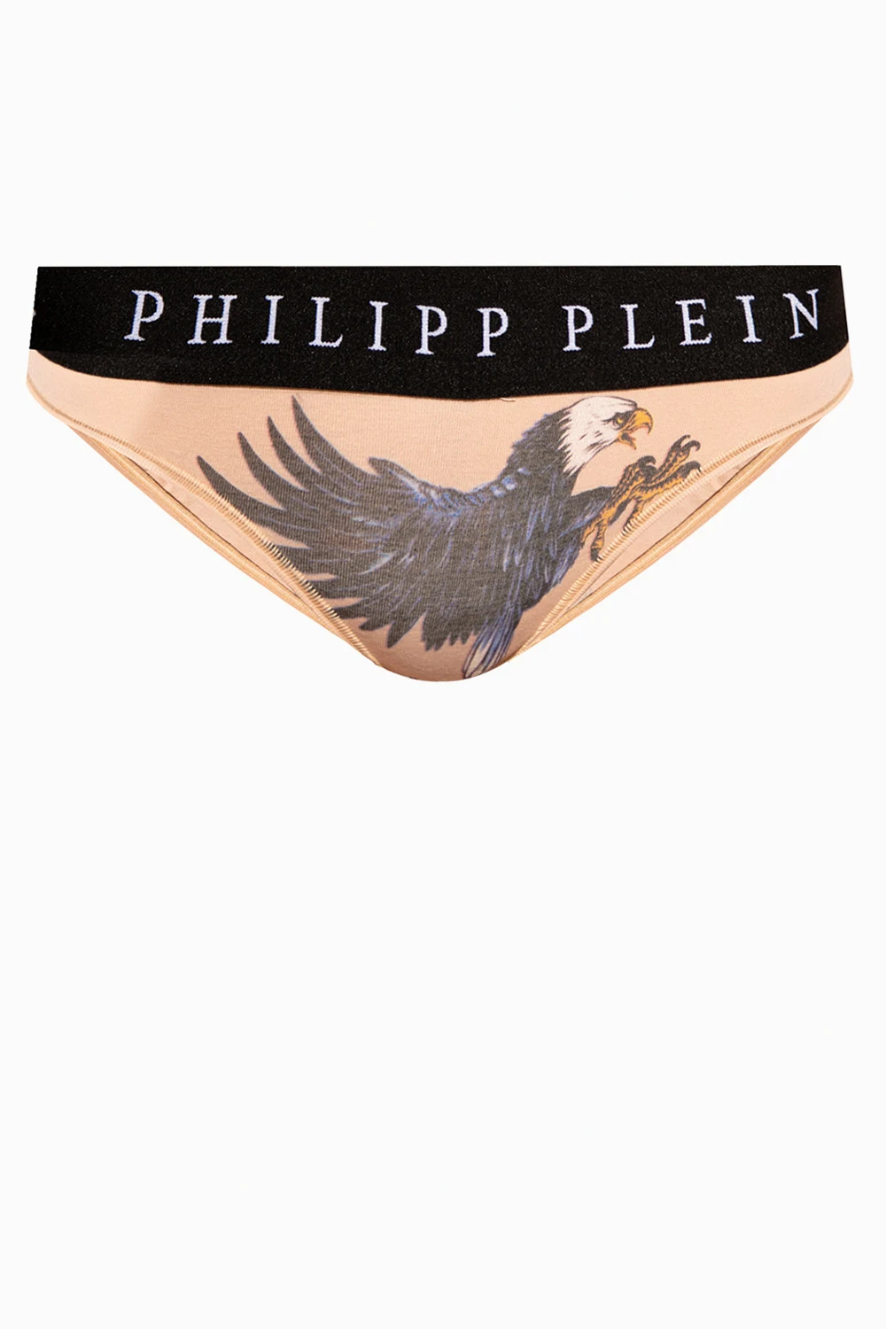 beige Briefs with logo