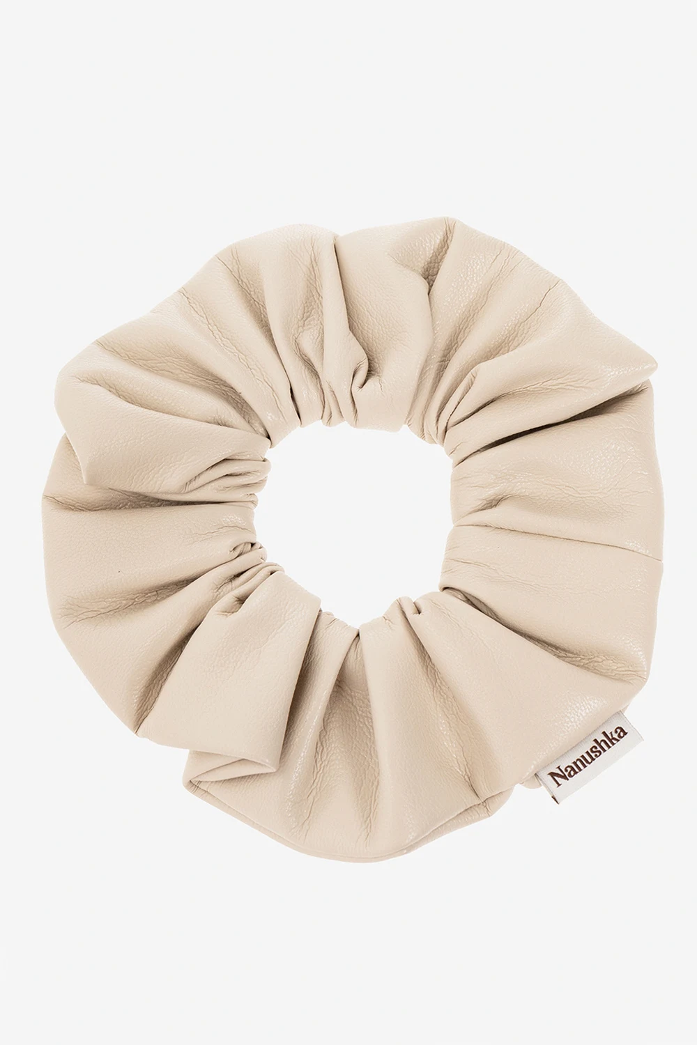 ‘Lou’ vegan leather scrunchie