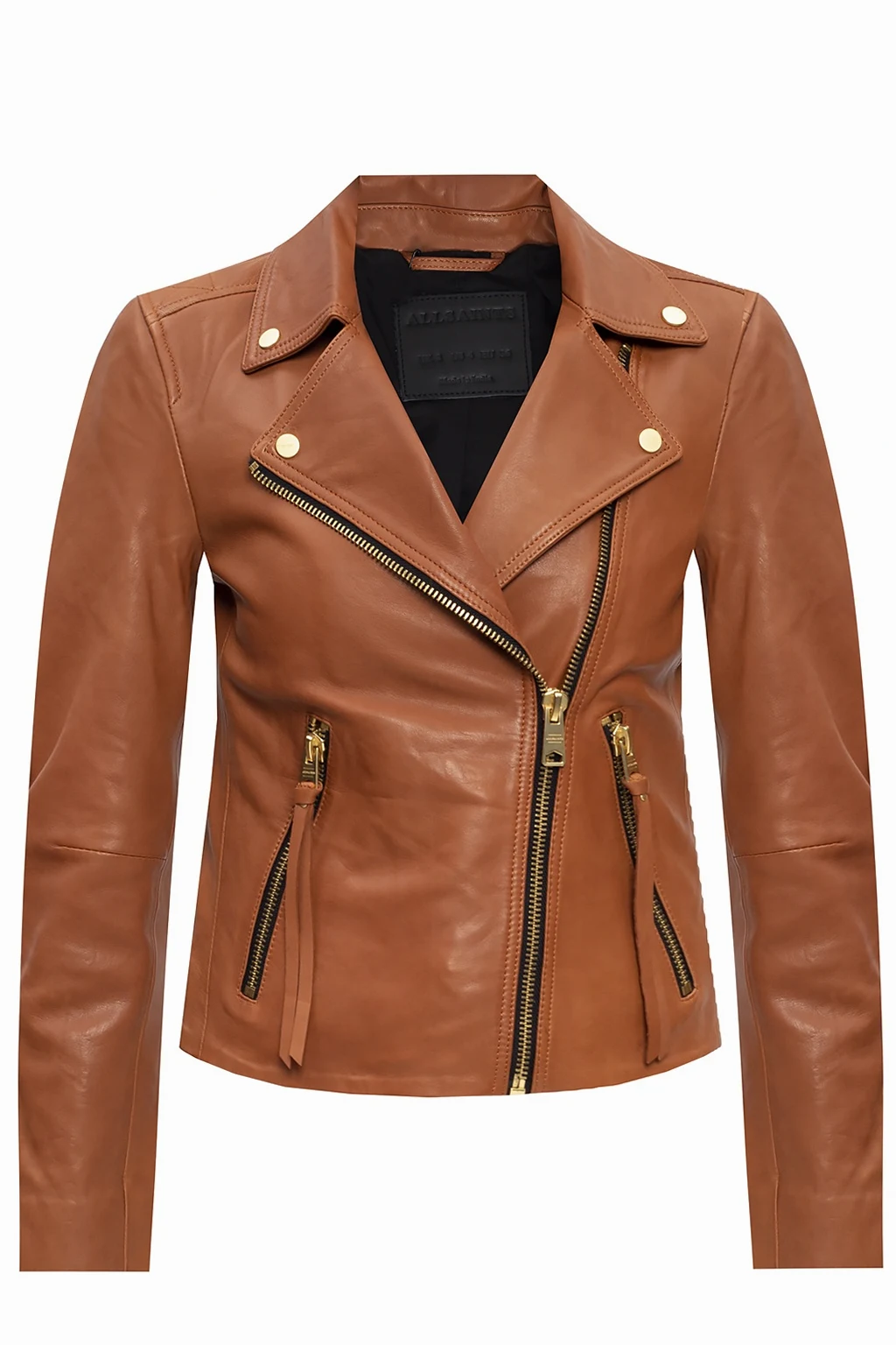 BROWN 'Dalby' biker jacket