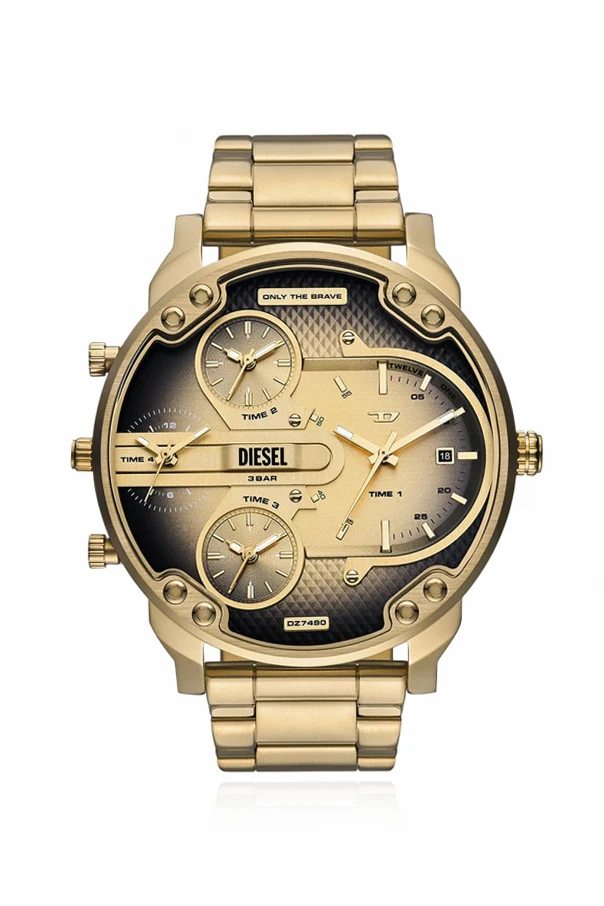 ZŁOTY Stalowy zegarek `Mr Daddy`