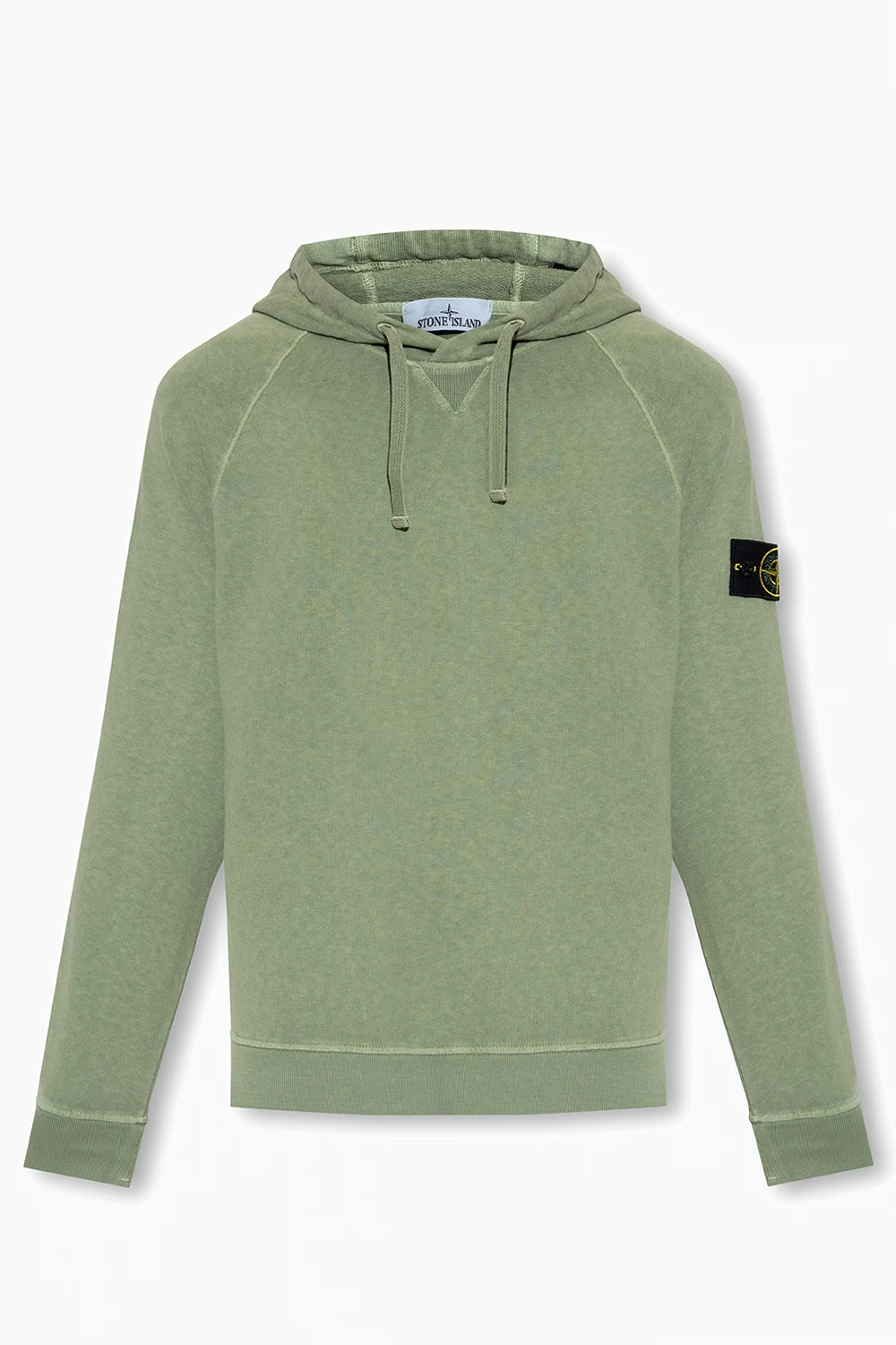 Hoodie with logo patch