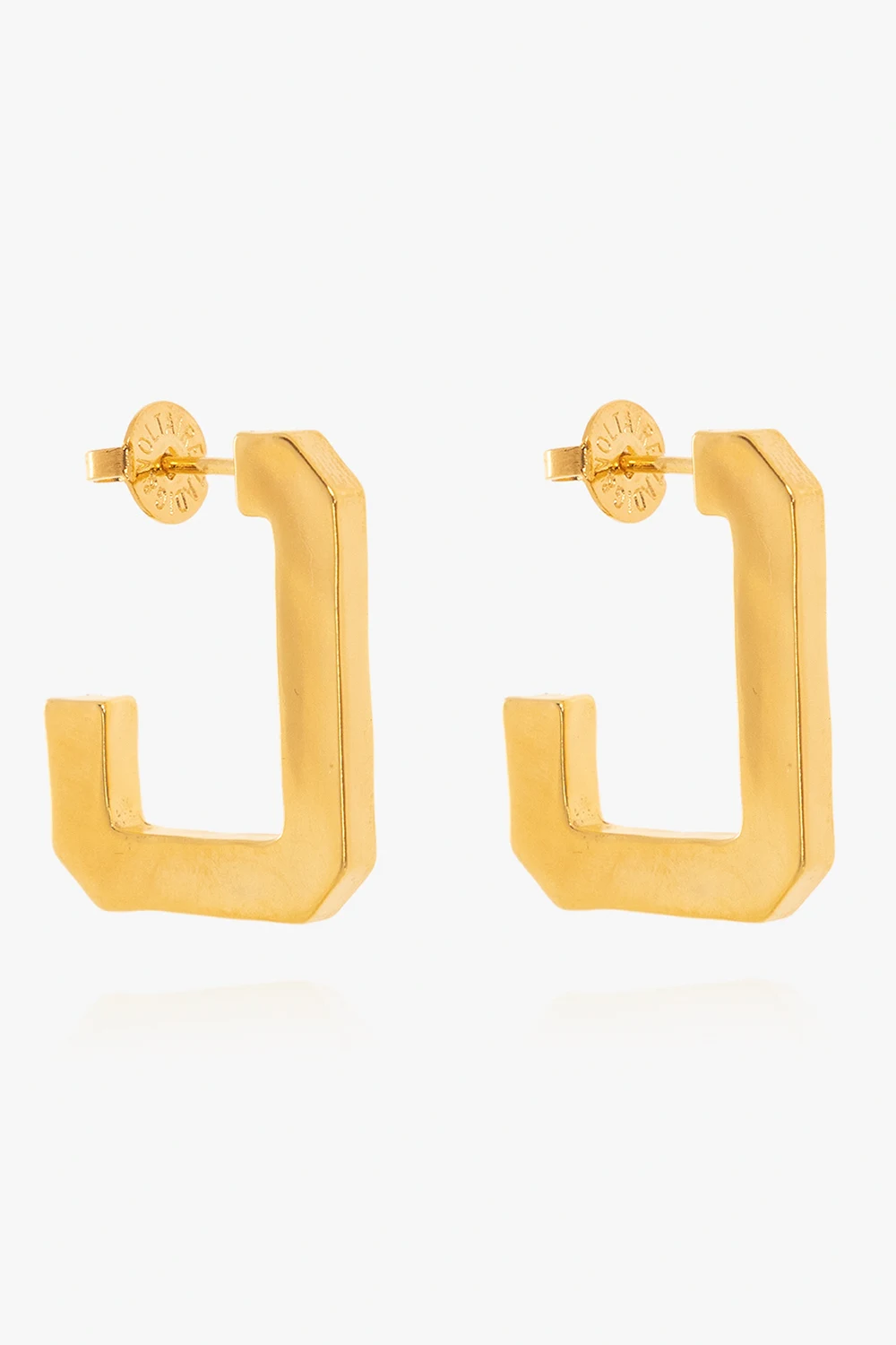 ‘Cecilia’ brass earrings