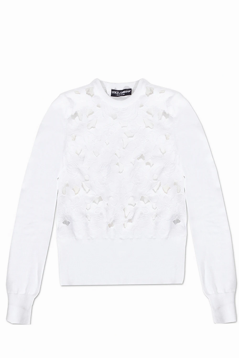 Sweater with floral motif