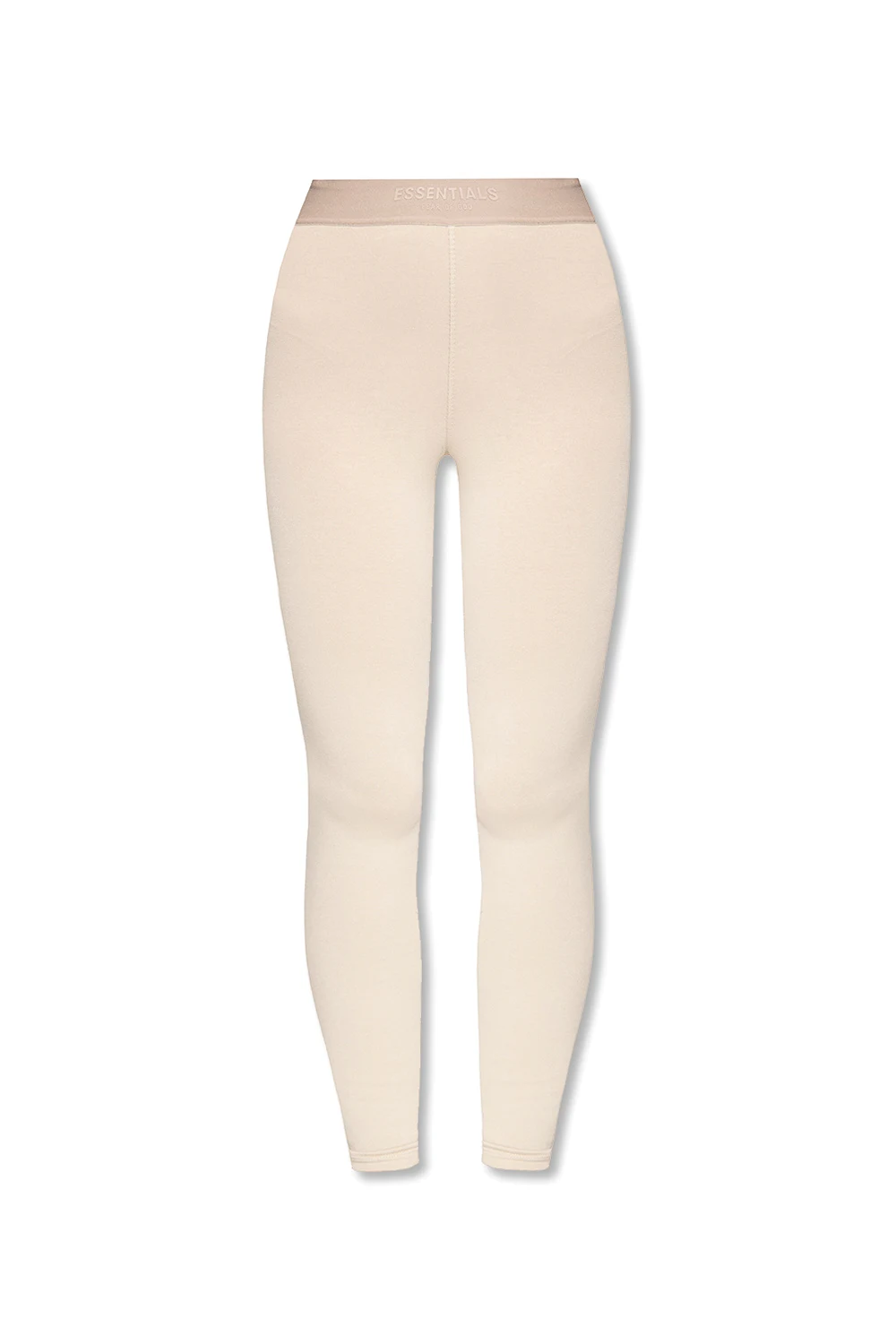 beige Leggings with logo