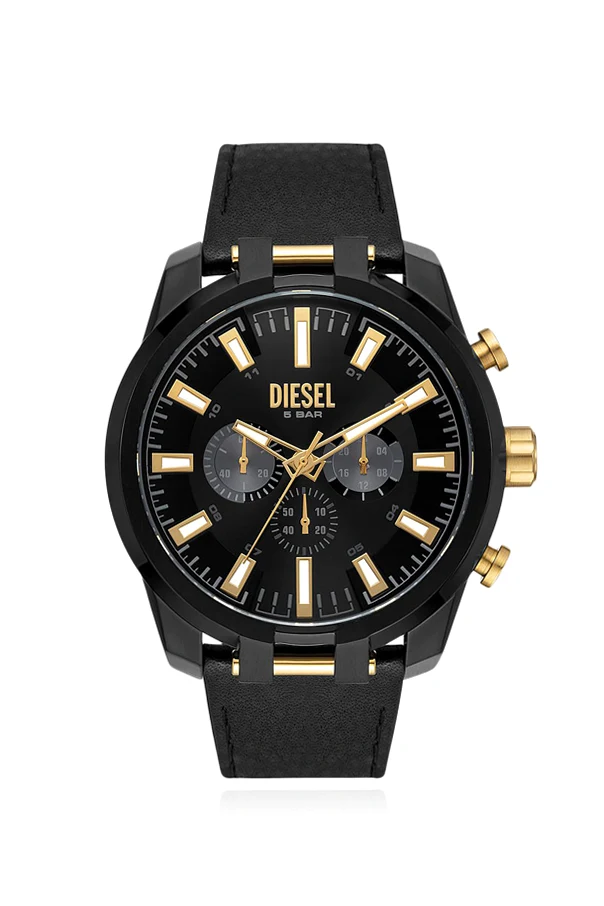 CZARNY Zegarek `Split`