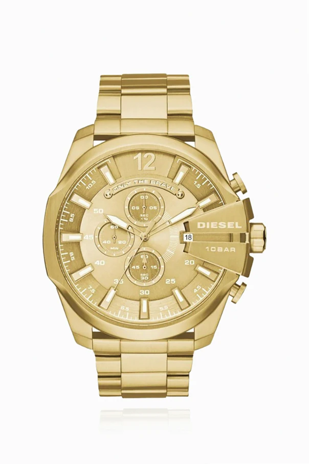 ZŁOTY Stalowy zegarek `Mega Chief`