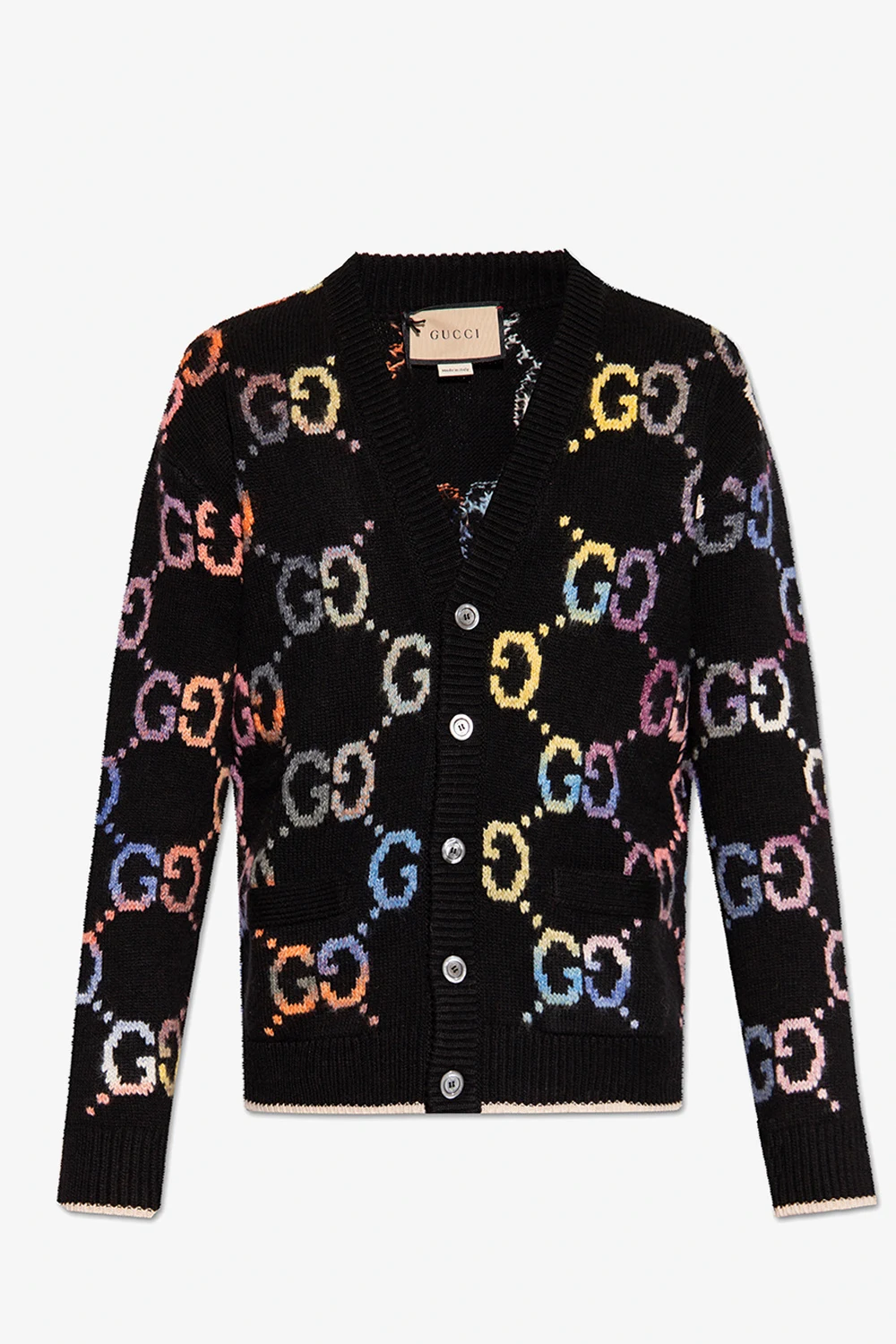 BLACK Wool cardigan