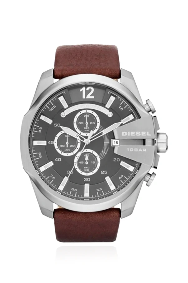 SREBRNY Zegarek `Mega Chief`