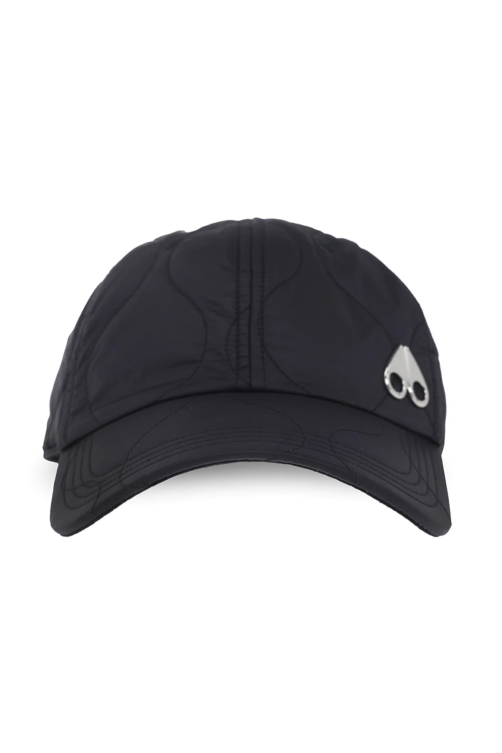 BLACK Quilted baseball cap