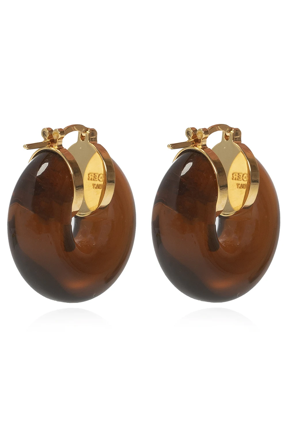 Earrings with logo