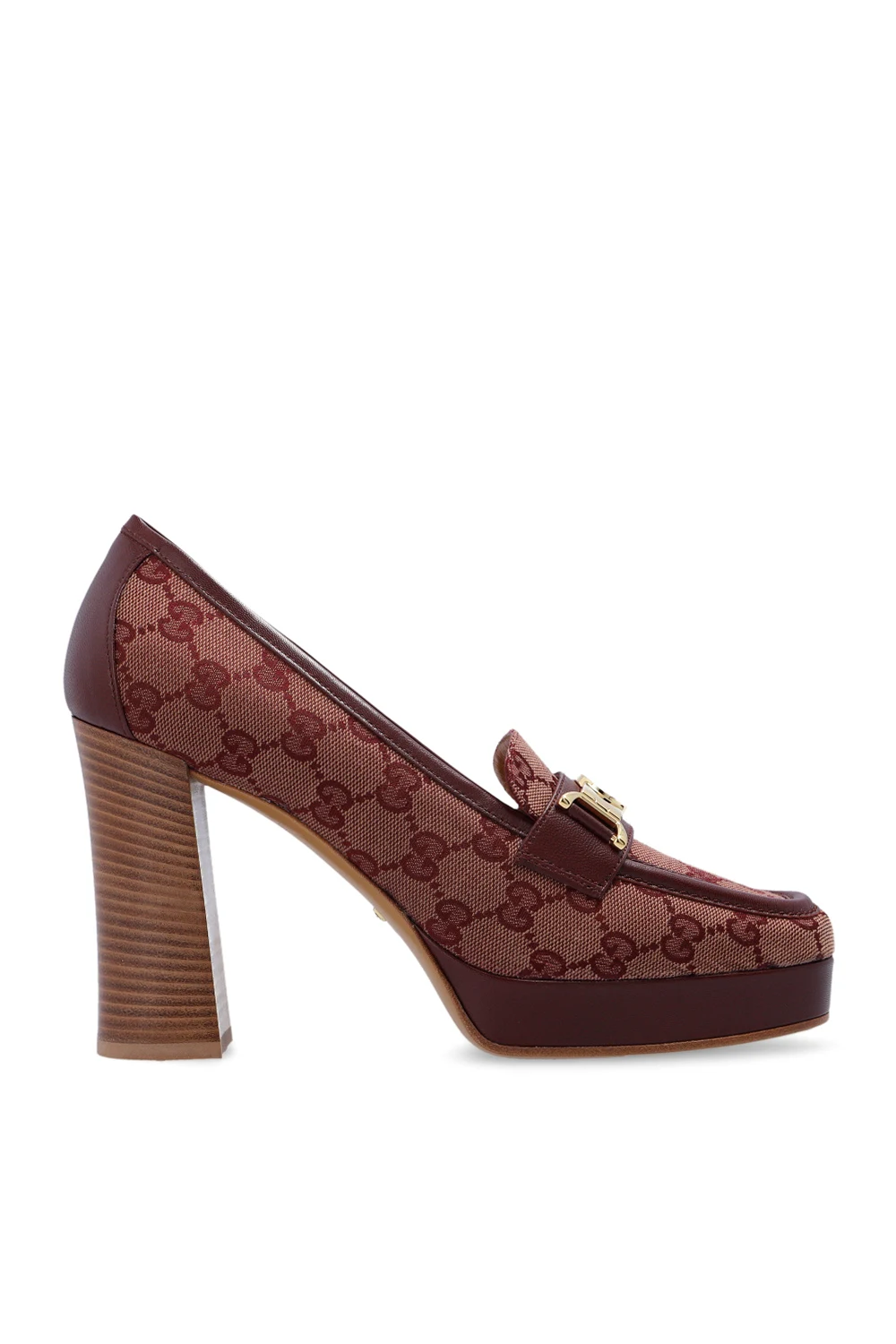 Buty na obcasie z logo