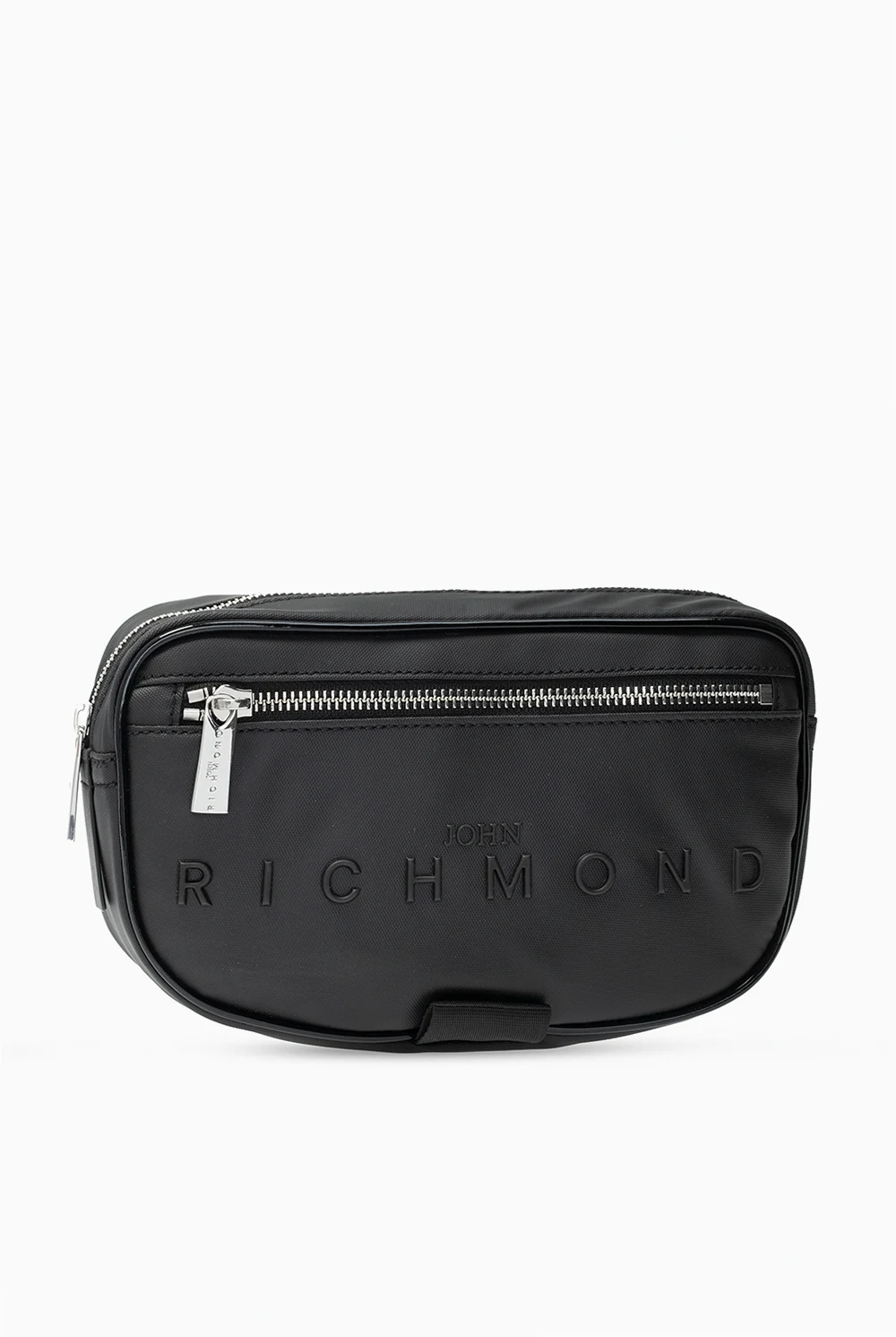 BLACK Belt bag with logo