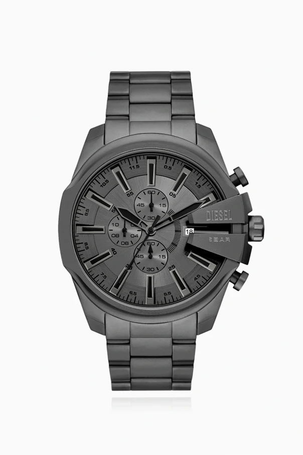 SZARY Stalowy zegarek `Mega Chief Slim`