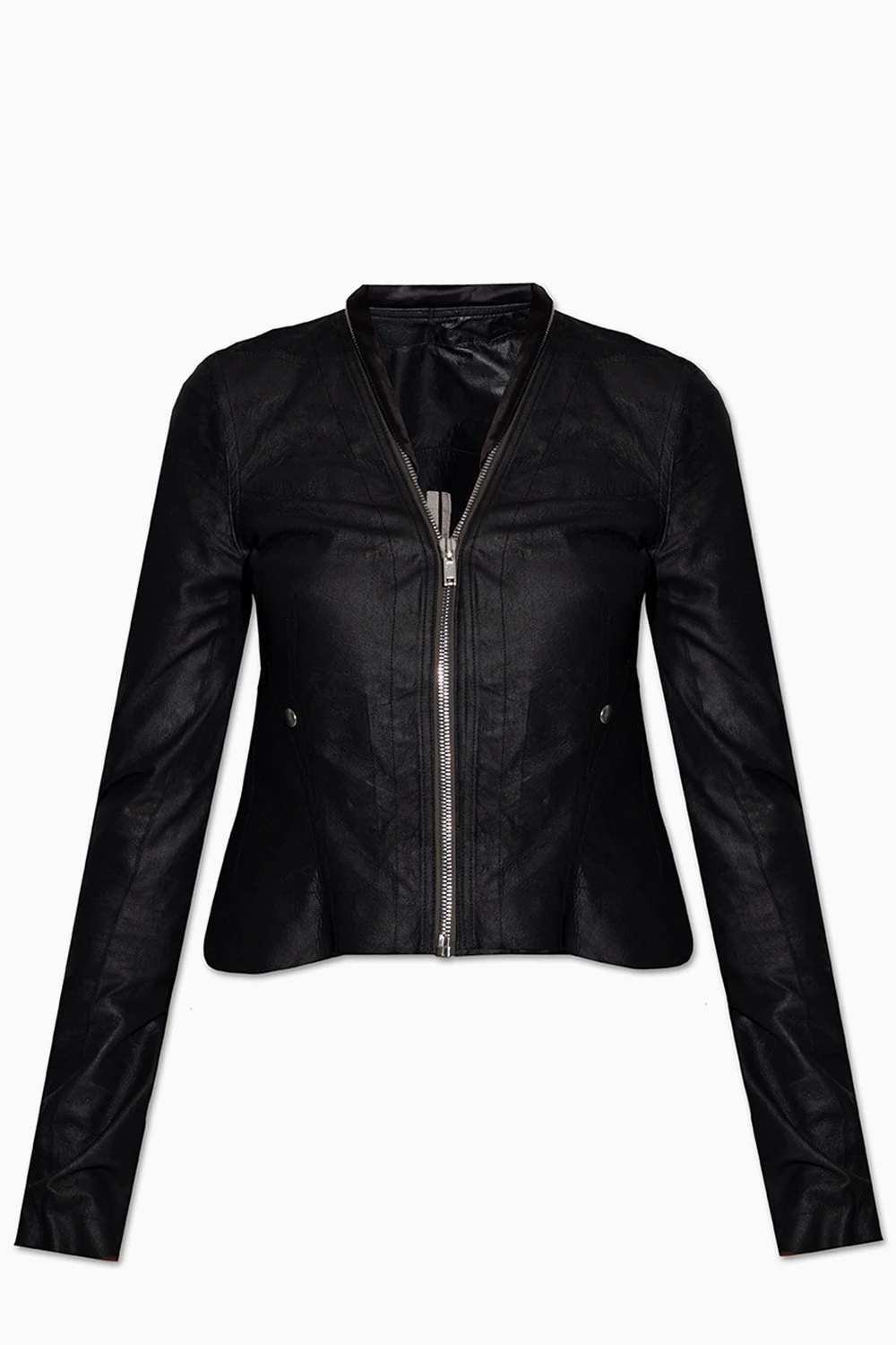 Reversible leather jacket