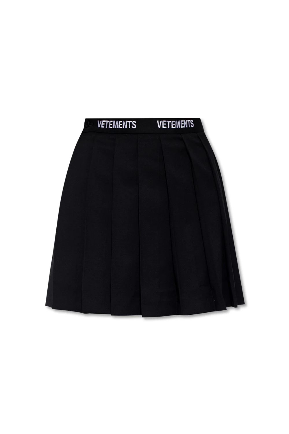 BLACK Pleated skirt
