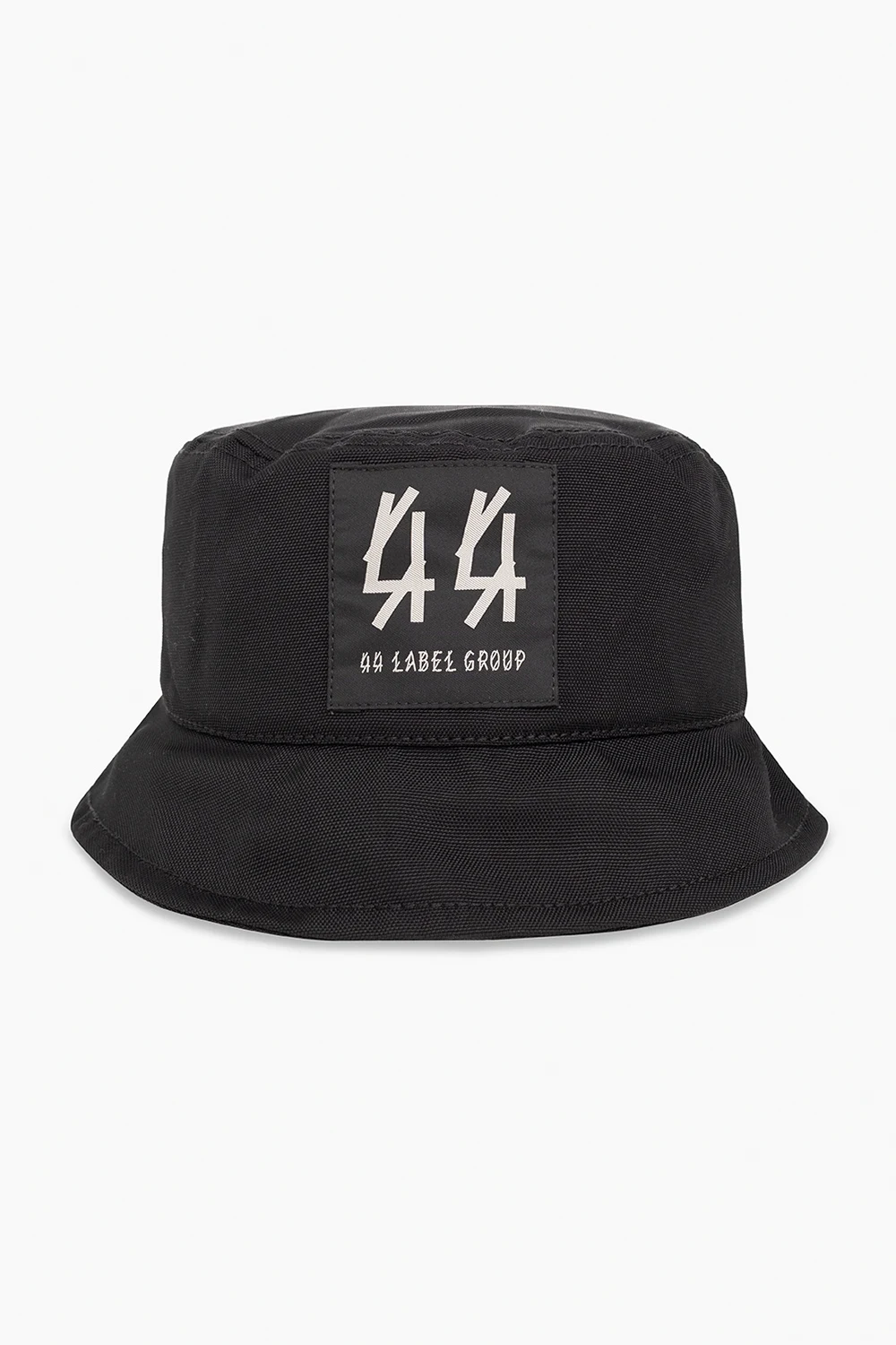 BLACK Fisherman hat with logo