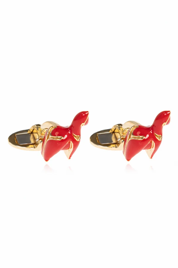 GOLD Gold-plated cufflinks