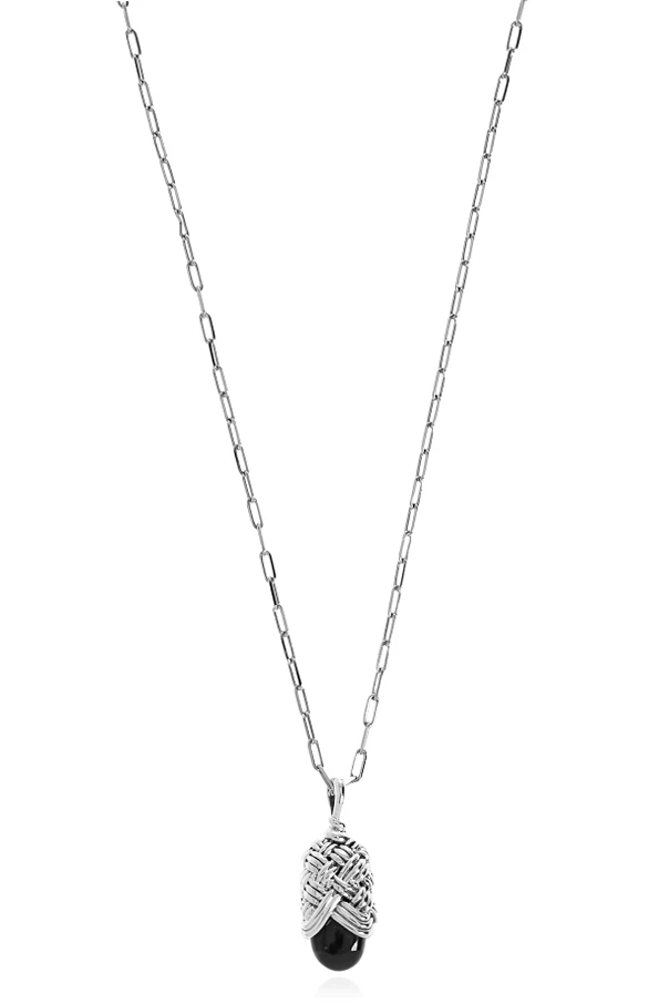 SILBER Silberne Halskette mit Anhänger