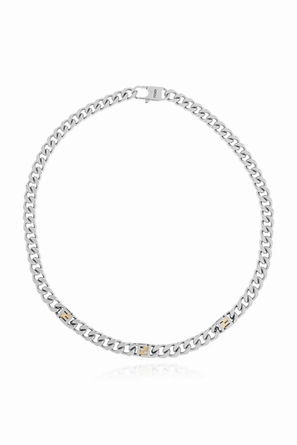 SILVER Logo necklace