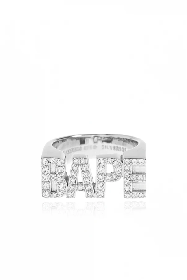 SILVER Silver ring with logo