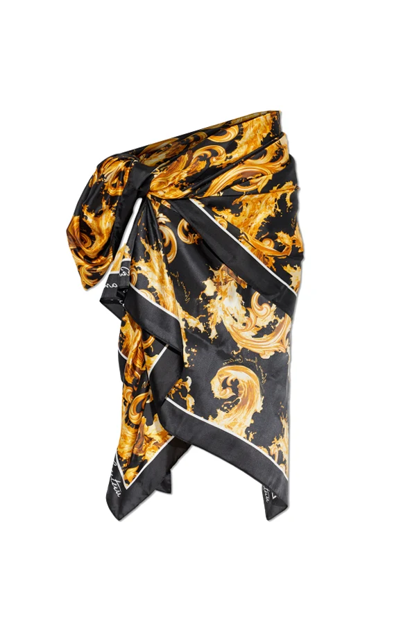 BLACK Baroque pareo