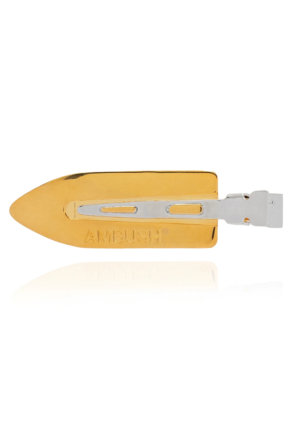 GOLD Hair clip with logo