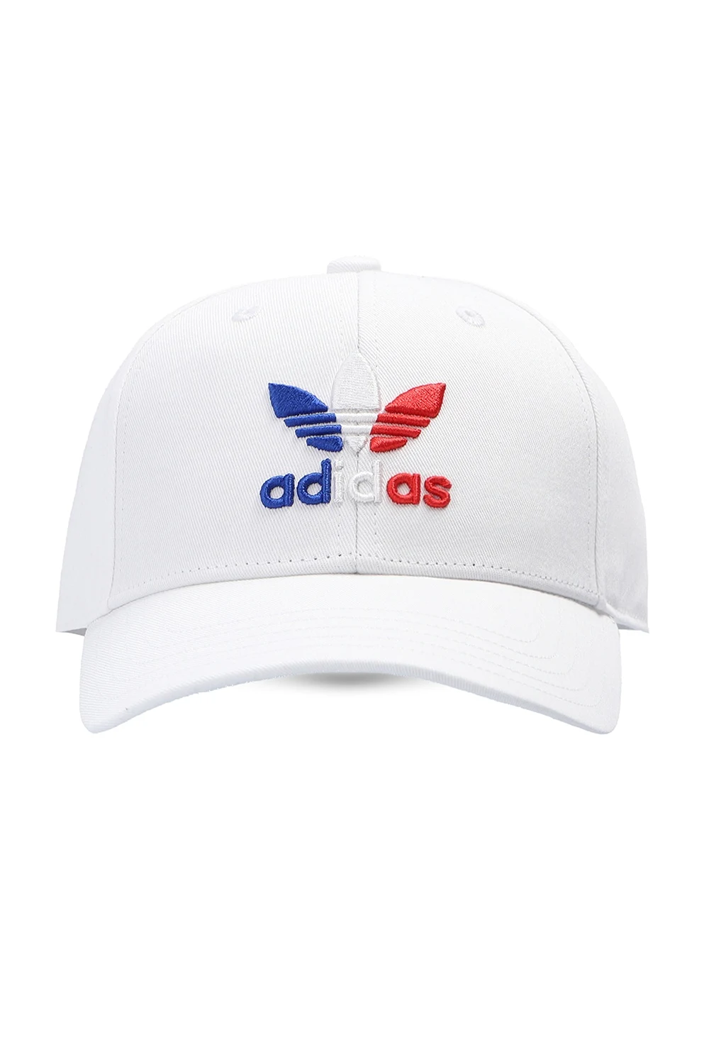 WHITE Branded baseball cap