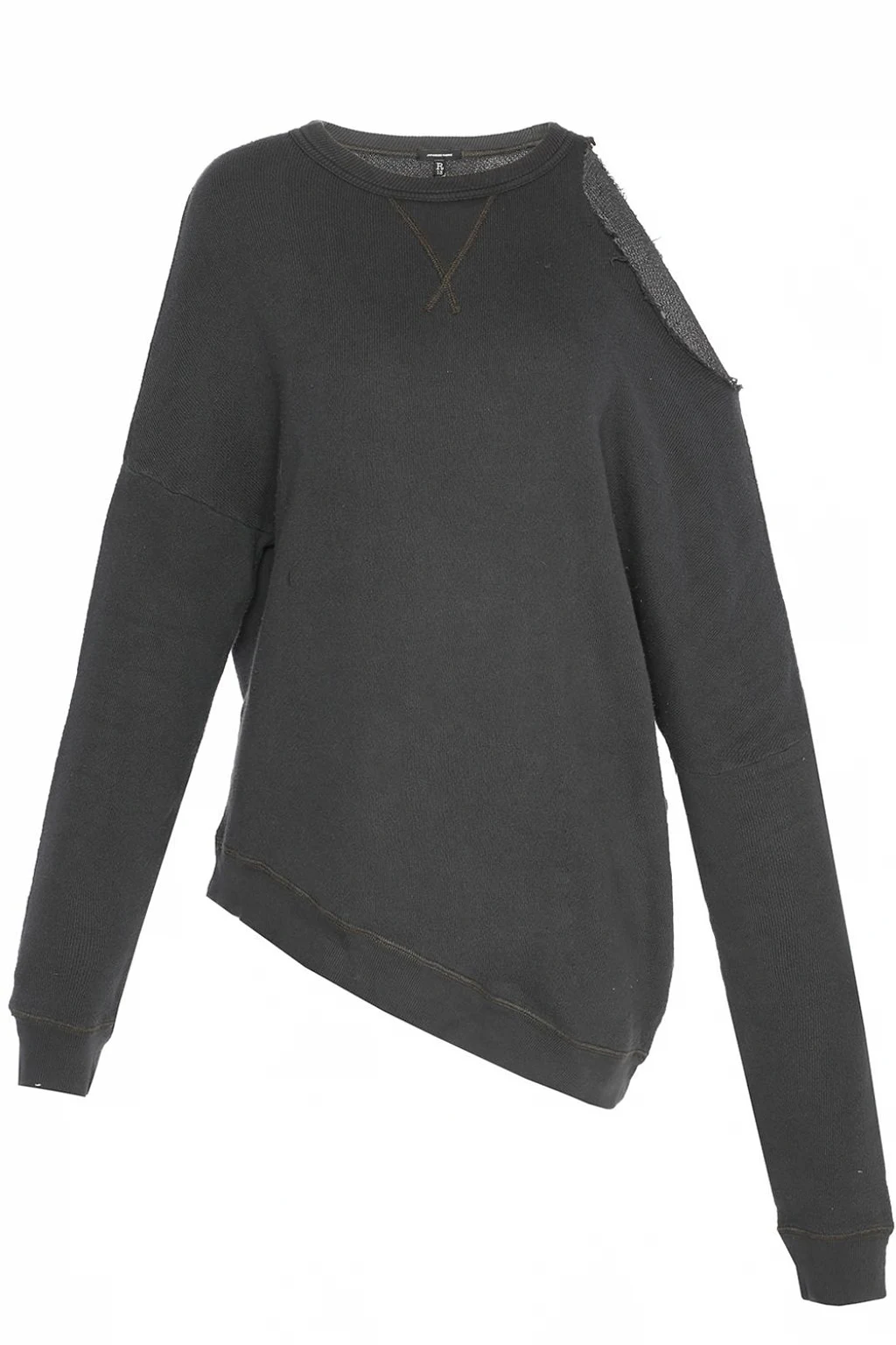 Asymmetrical sweatshirt