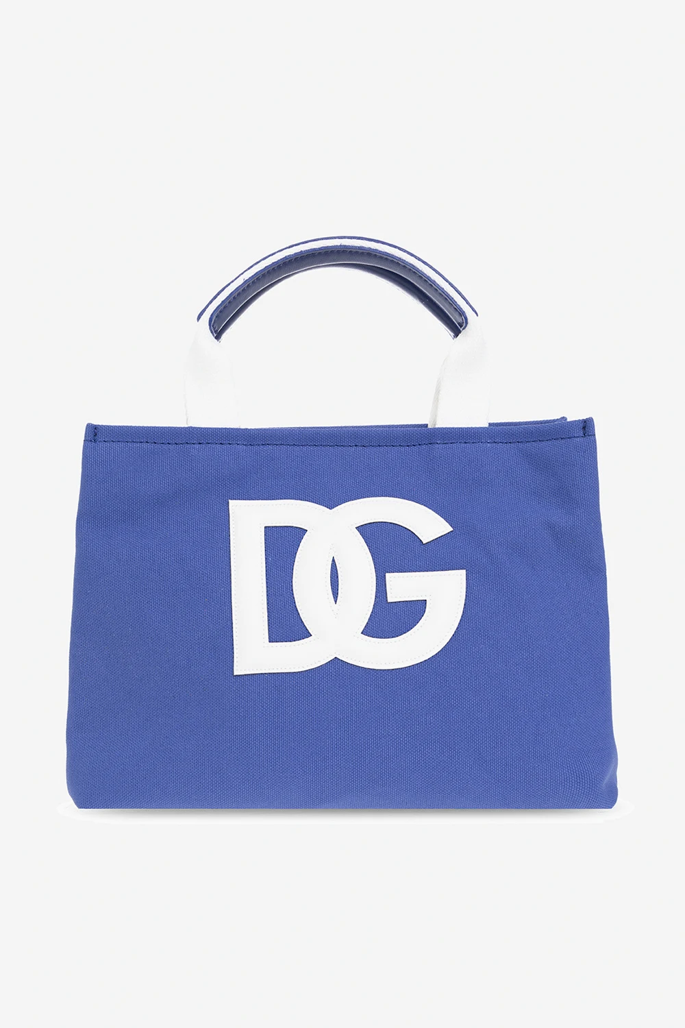 BLUE Handbag with logo