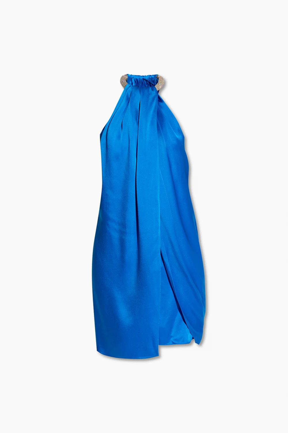 BLUE Dress with decorative insert