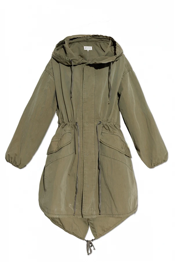 GREEN Parka with hood