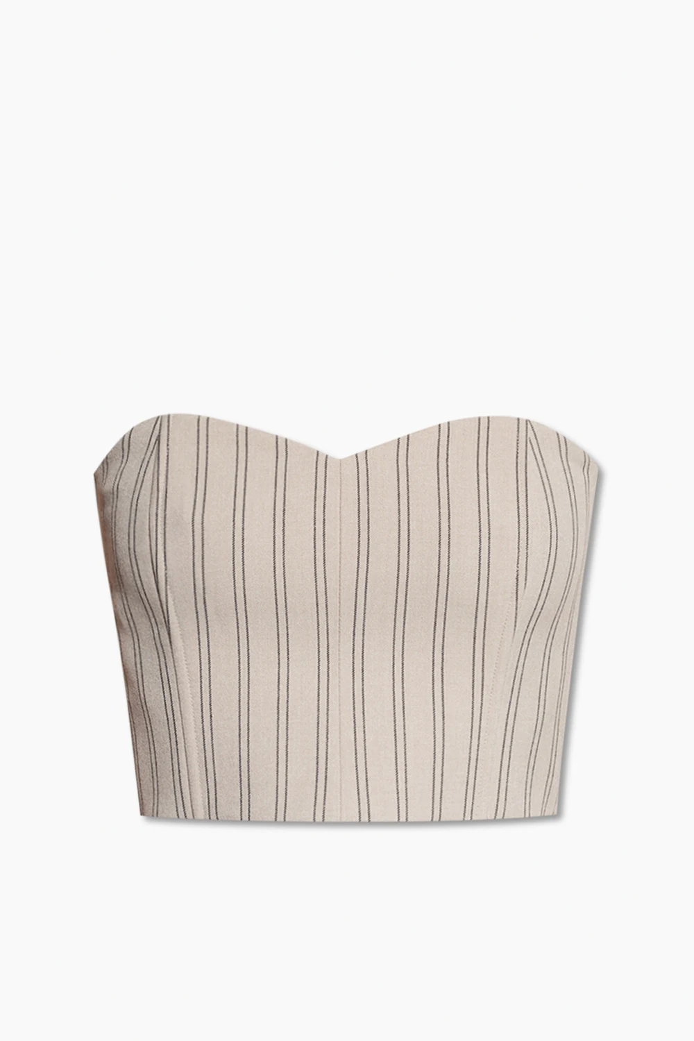 beige ‘BlairGZ’ cropped top