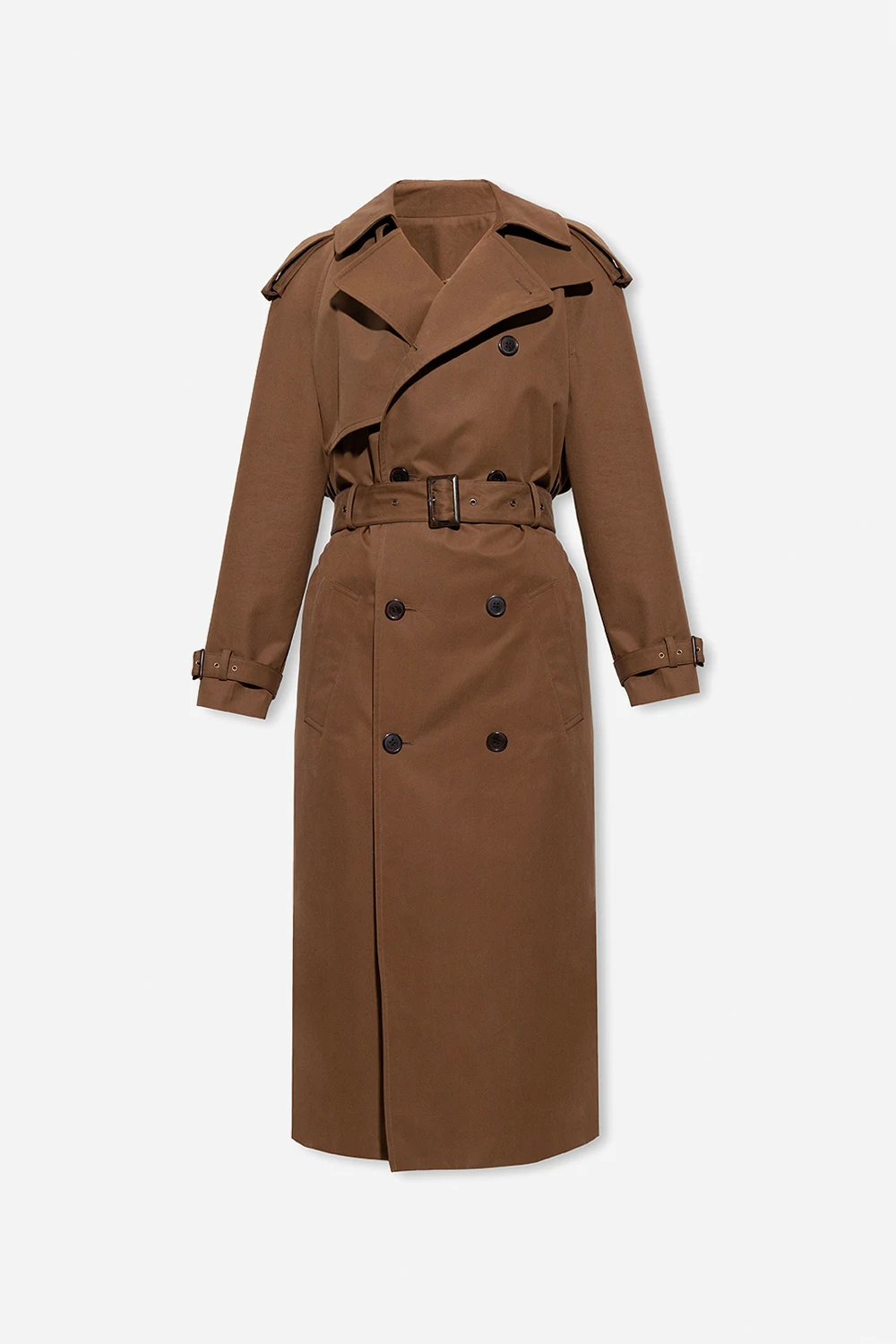 Double-breasted trench coat
