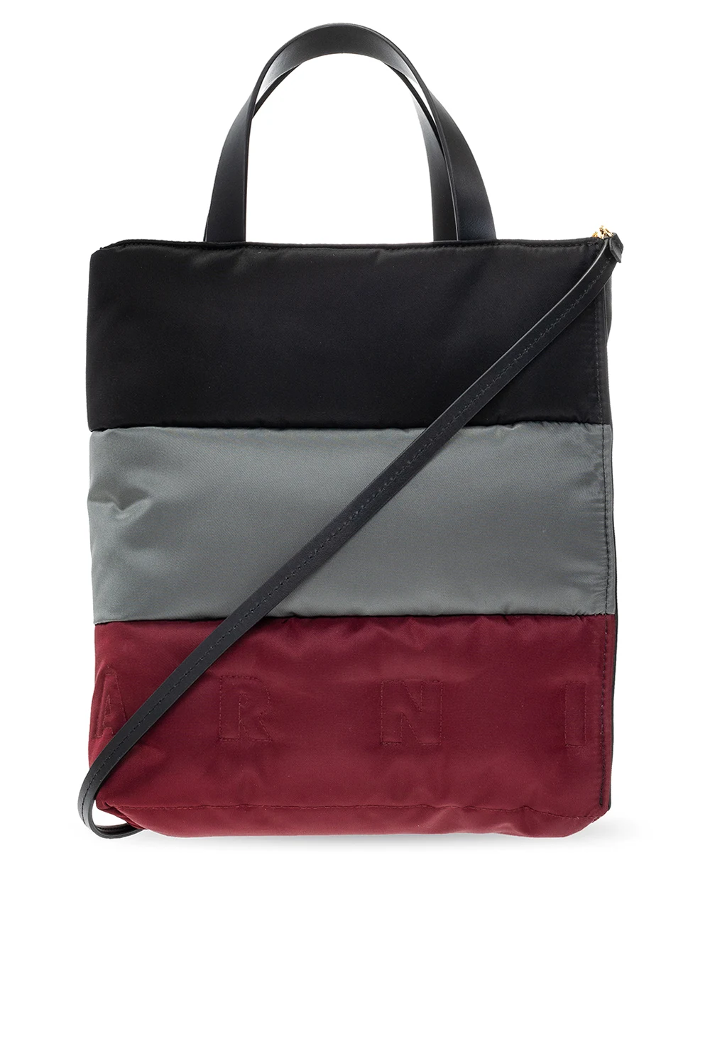 Shoulder bag with logo