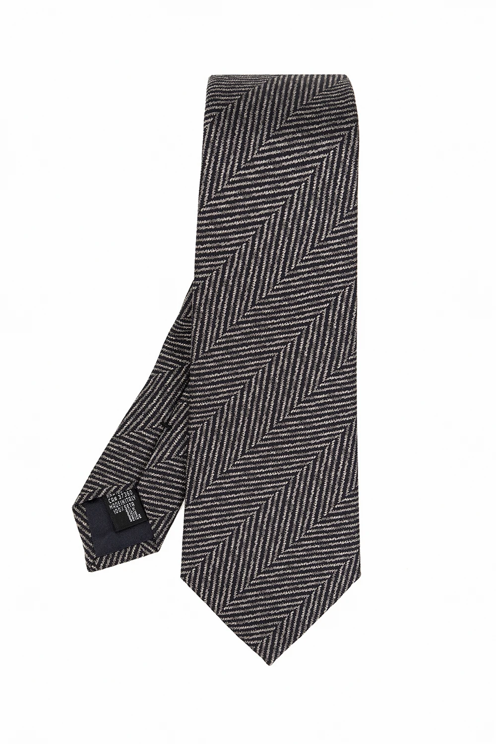 BLACK Silk tie