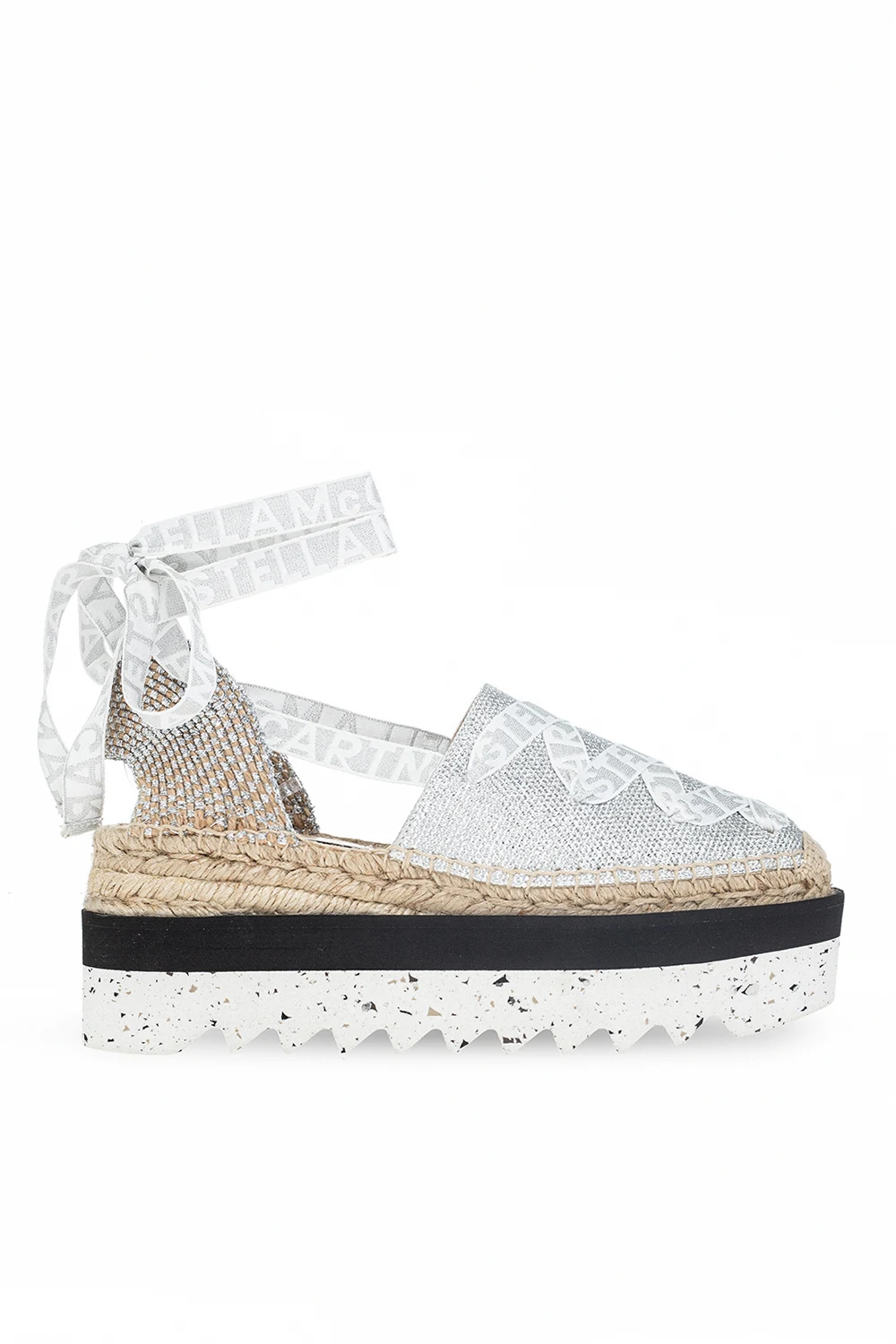 SILVER ‘Gaia’ platform espadrilles