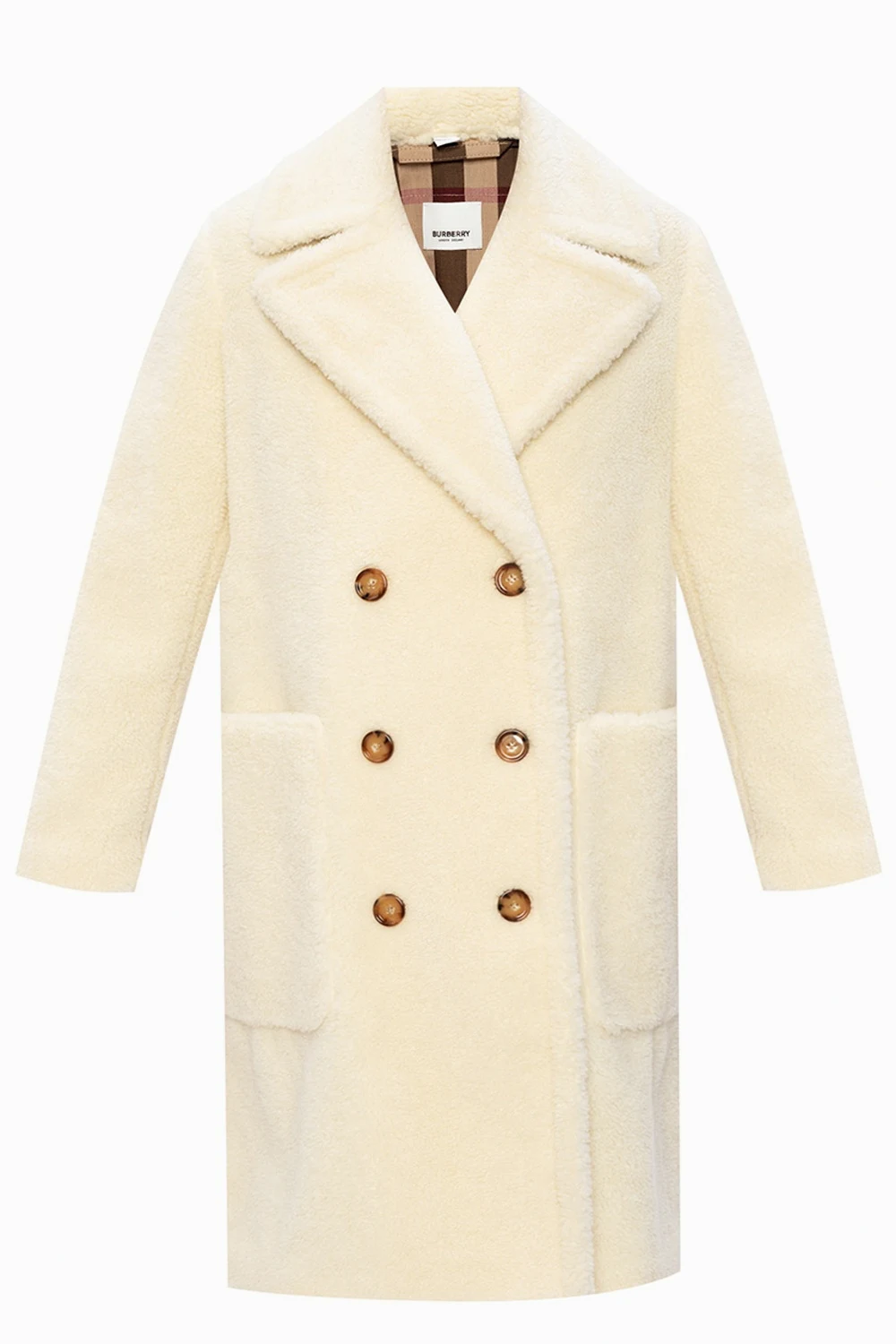 cream Shearling coat
